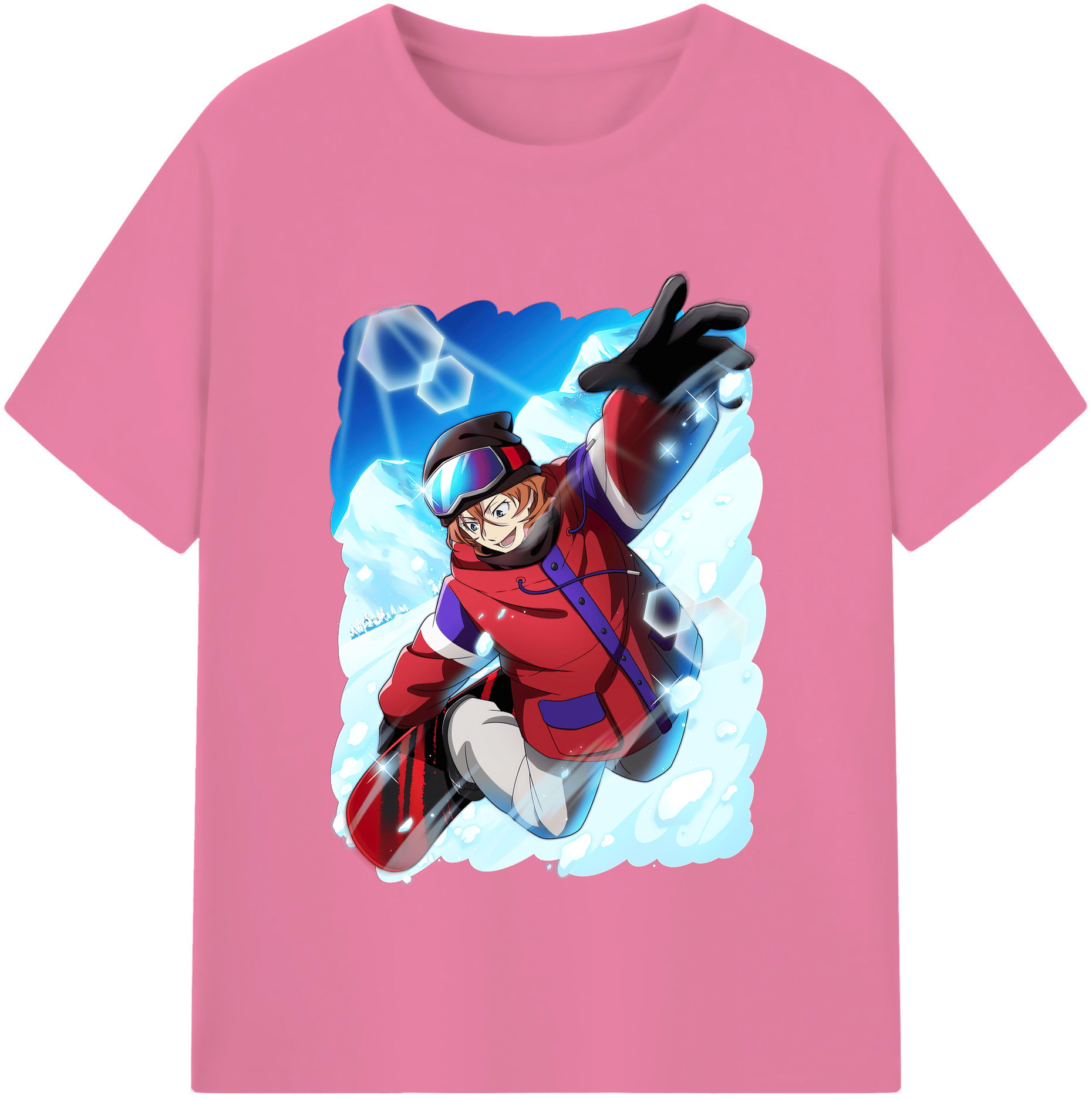 （画像用） 文豪ストレイドッグス Bungo Stray Dogs 綿100％半袖Tシャツ（フロントプリント）